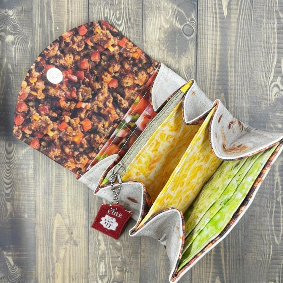 Wallet Magnetic Closure Multiple Compartments Full & Snack Sizes