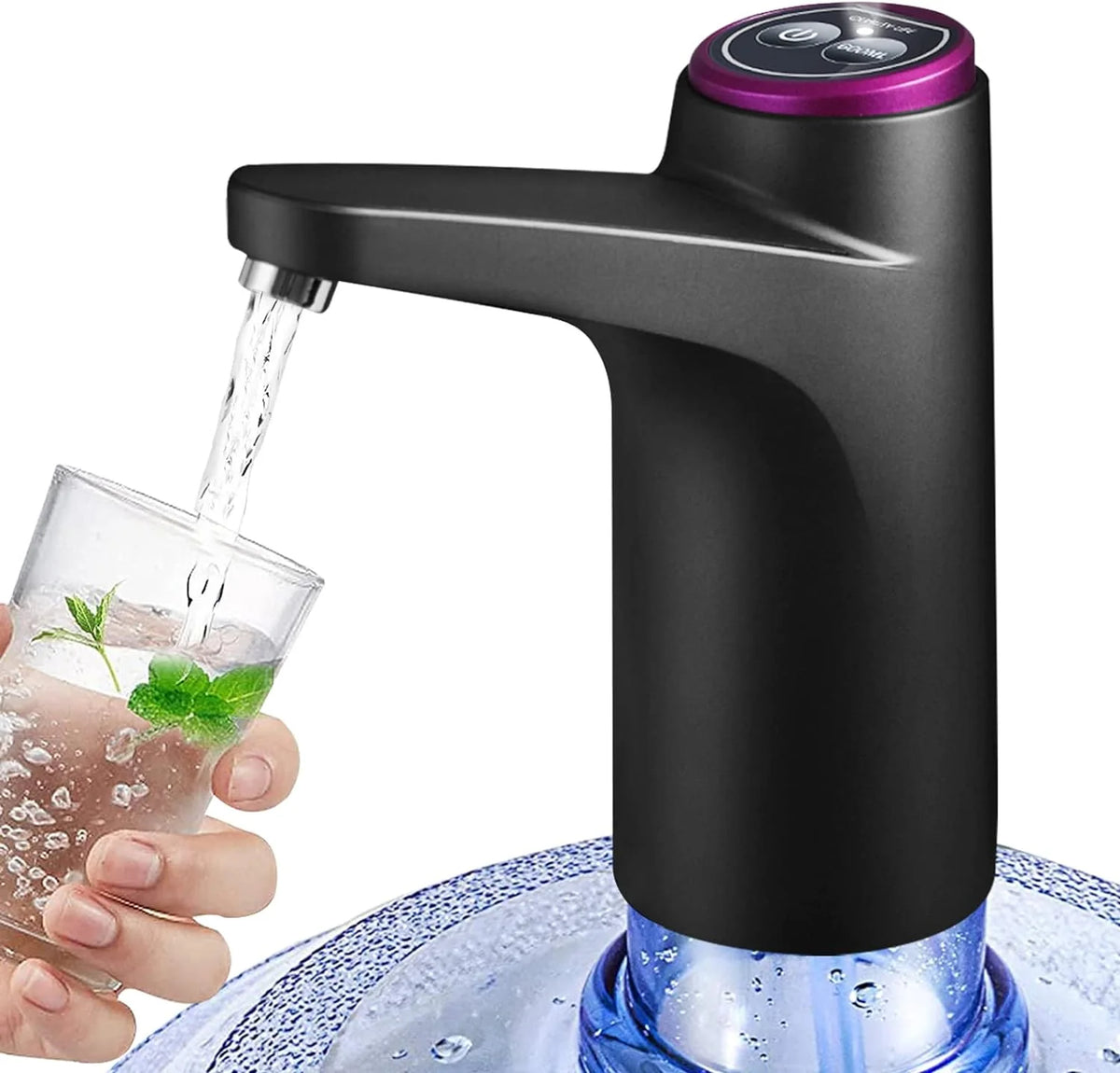Water Bottle Pump One-Button Auto Dispense Rechargeable