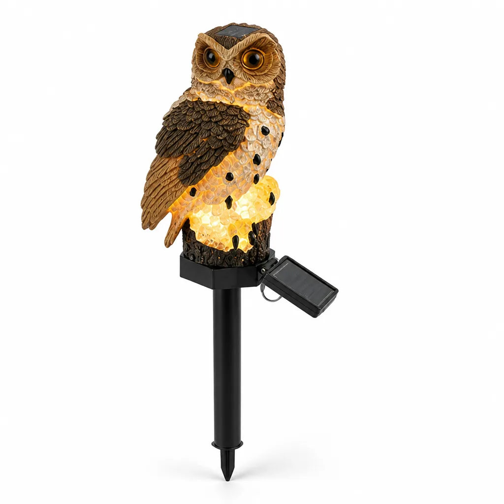 Weatherproof Owl Design Solar Lamp (Automatic On/Off)