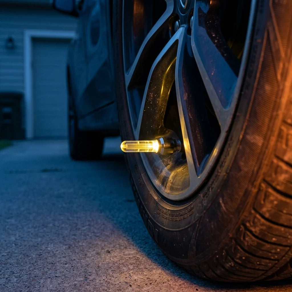 Wheel Valve Caps Motion-Activated Schrader Valve Fit