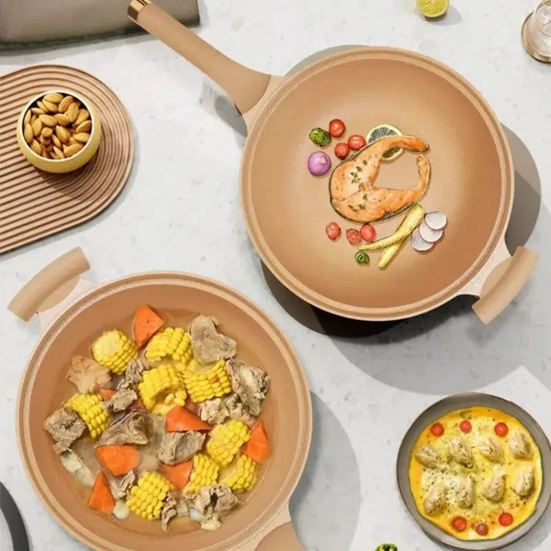 Wok Micropressure Sealed Nonstick Steamer Basket