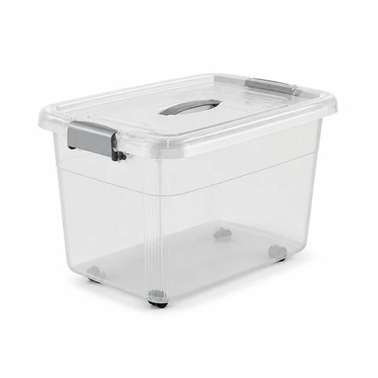 Women's Lidded Wheeled Storage Box (Handle Strip)