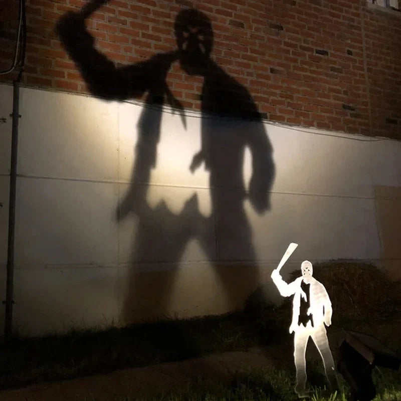 Yard Stake Solid Metal Shadow Projection